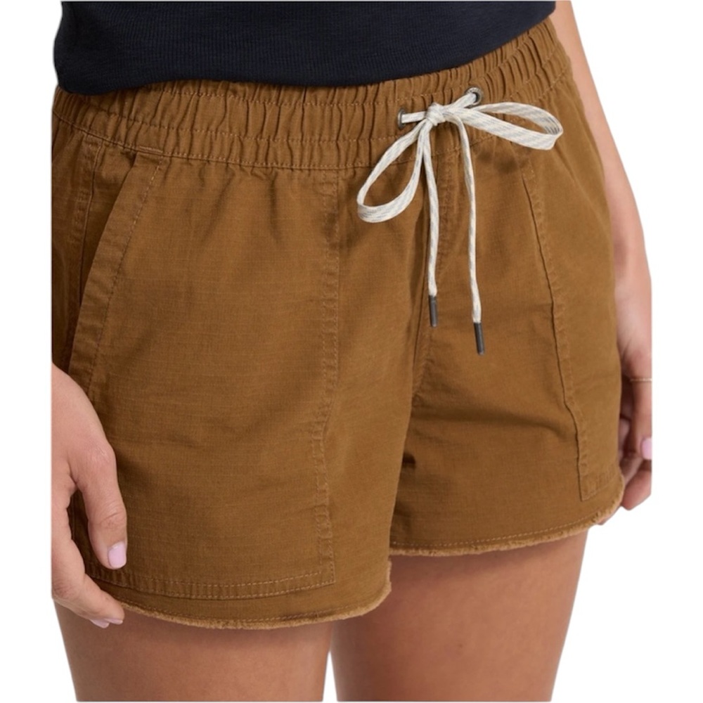 Vuori Women's Brown High Waist Shorts